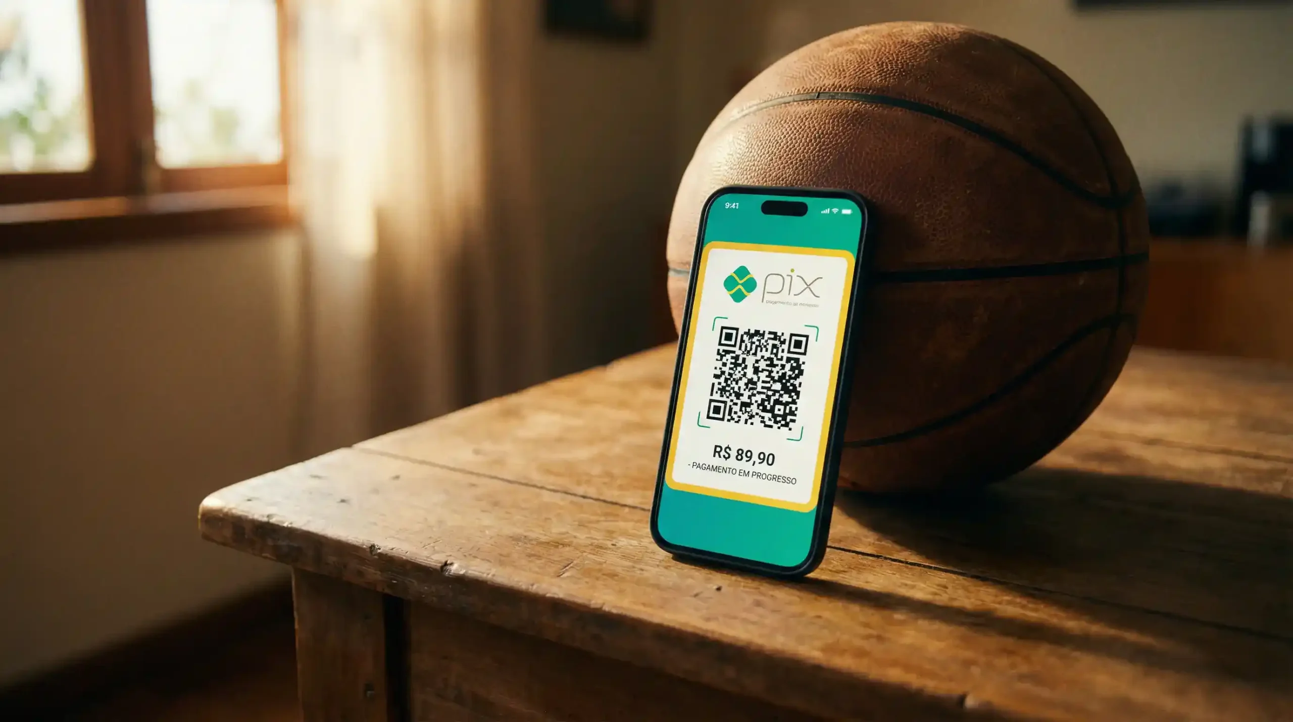 Depósito e saque via Pix em casas de apostas para jogos da NBA