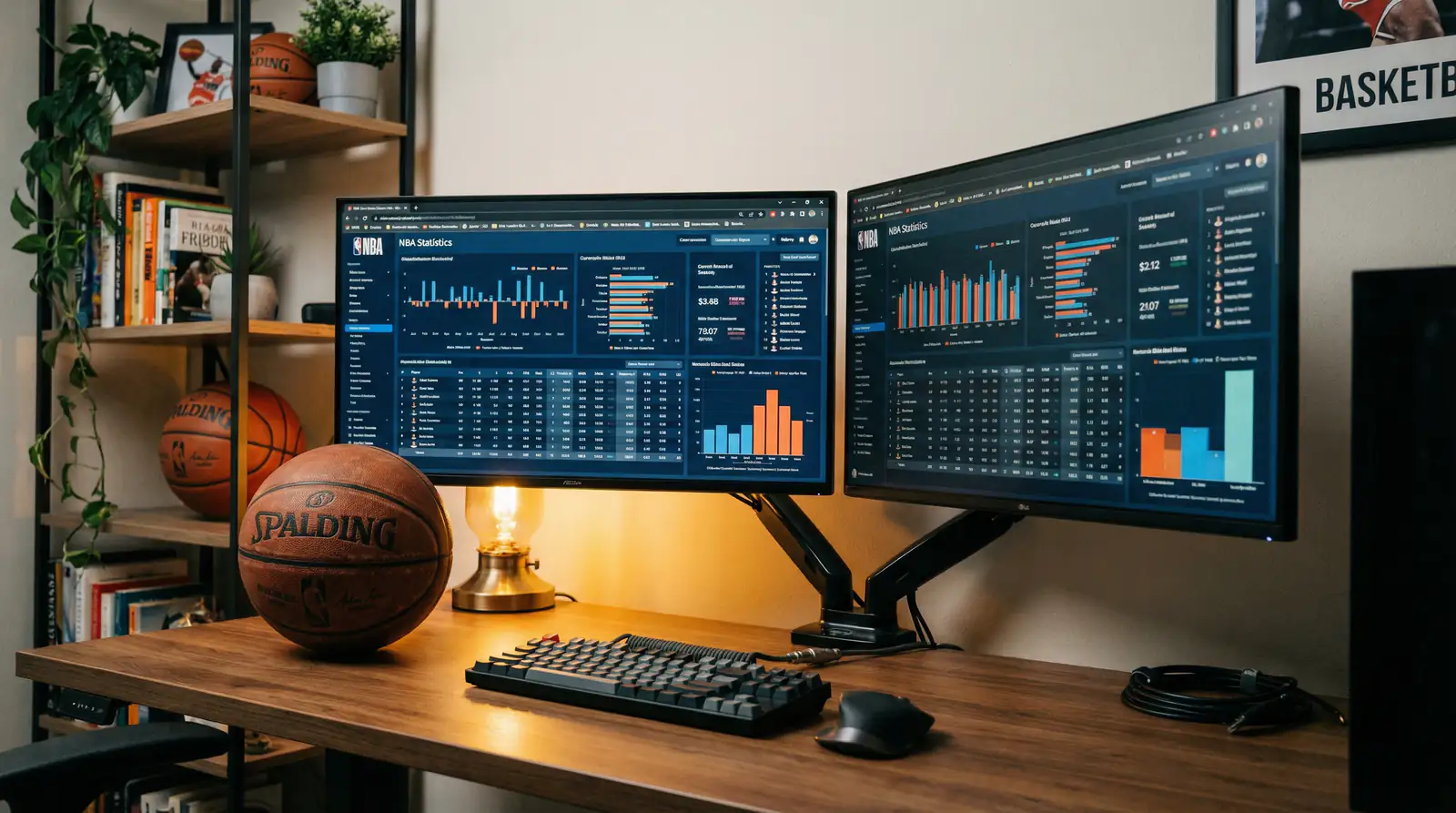Ferramentas e sites de estatísticas para análise de apostas na NBA com dados e odds trackers