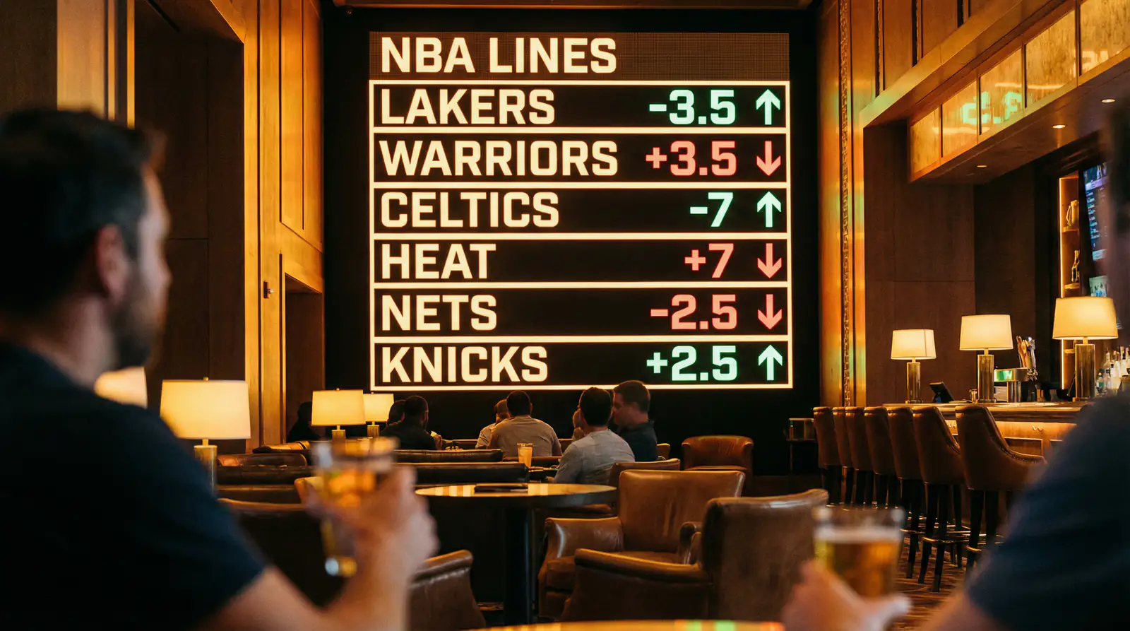 Movimentação de odds na NBA com análise de line movement e dinheiro profissional