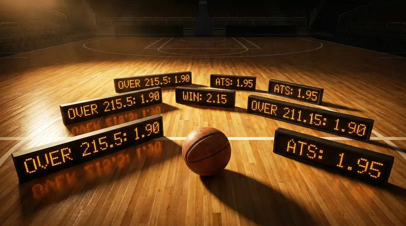 Panorama dos mercados de apostas na NBA com odds e exemplos práticos